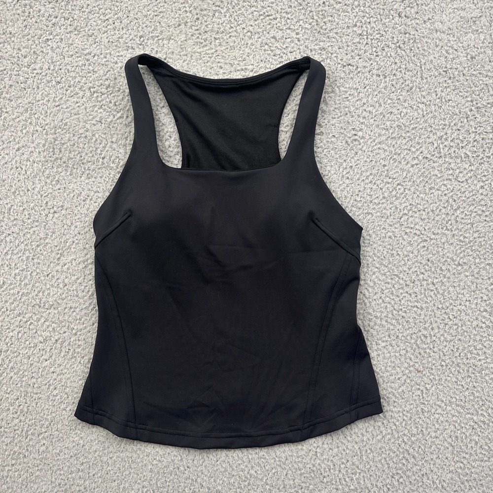 Lululemon InStill Tank Top Black Athletic Athleisure Workout Women's 6